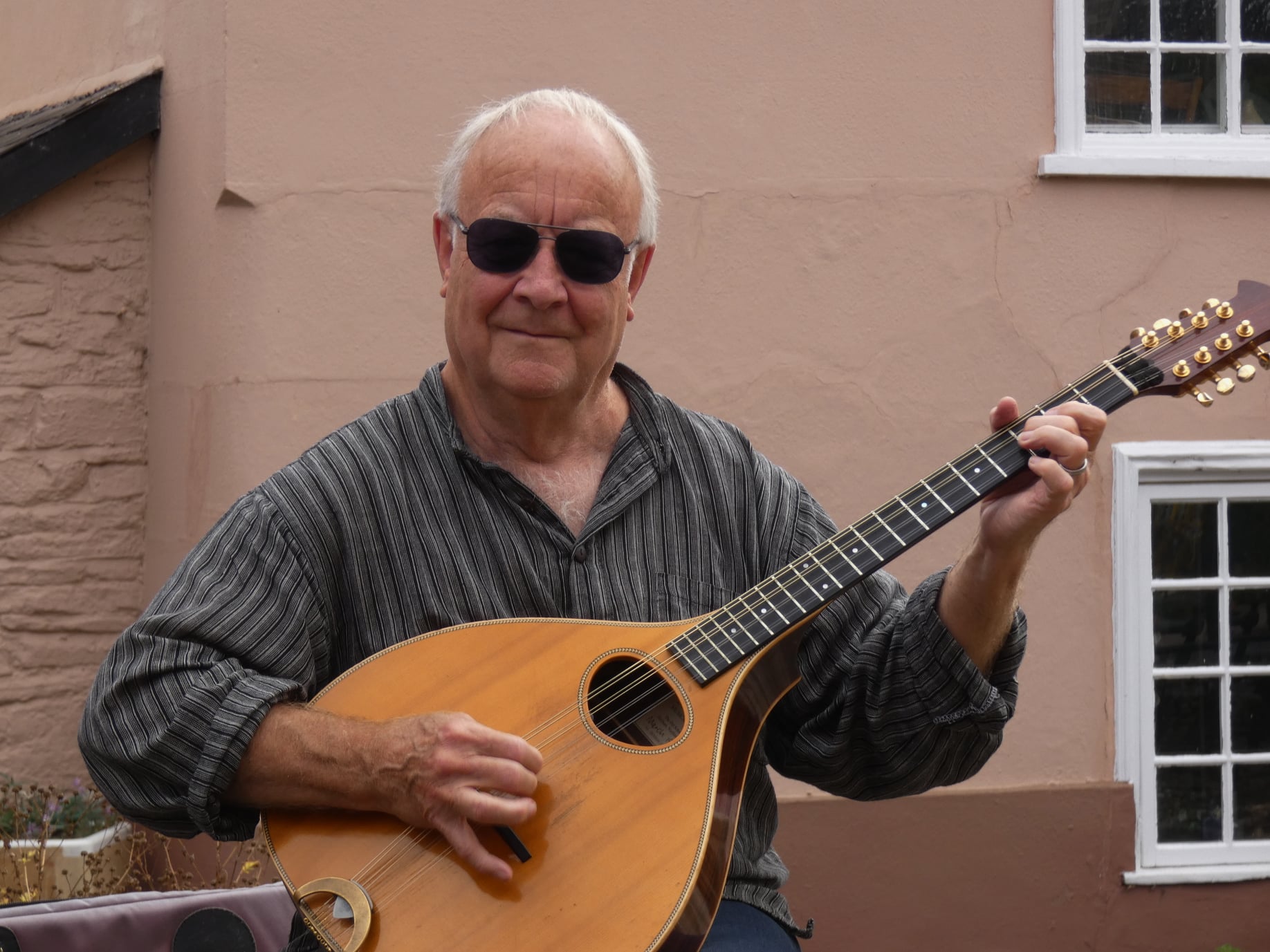 Keith and bouzouki in Bishop&apos;s Castle