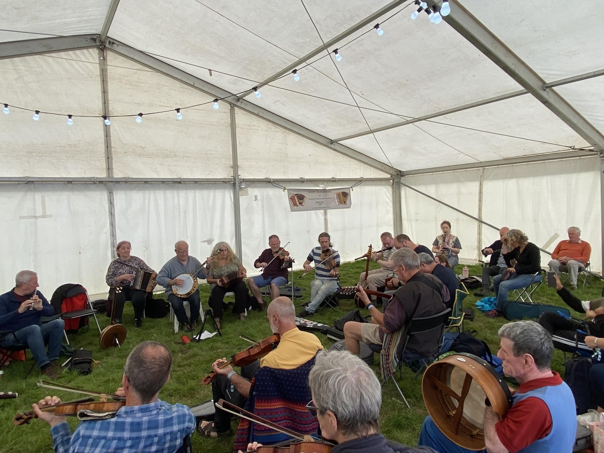 Running the Irish session at Shrewsbury Folk Festival