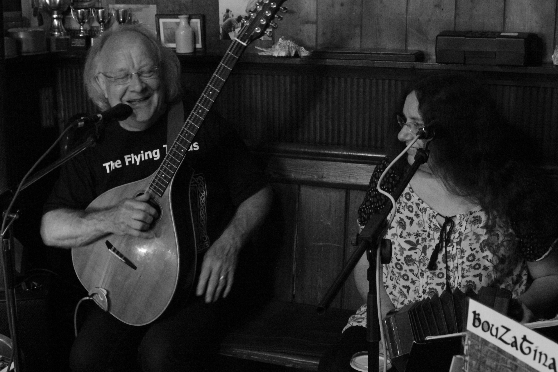 Playing at The Ship Inn, Fishguard Folk festival